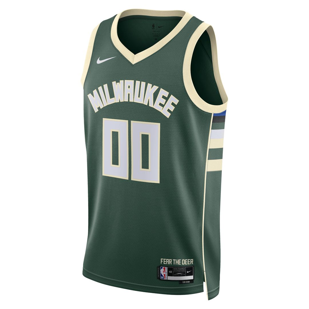 Milwaukee Bucks Nike Unisex Swingman Custom Jersey White product image 8