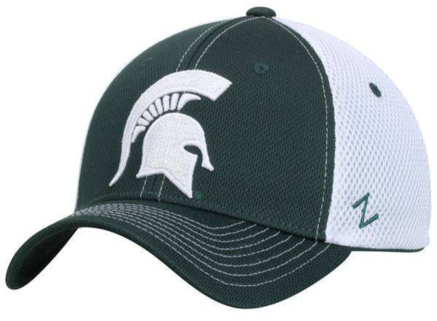 NCAA Michigan State Spartans Zephyr Vapor Rally 2 Flex Fit Hat for Men product image 1, provided for visual reference and
