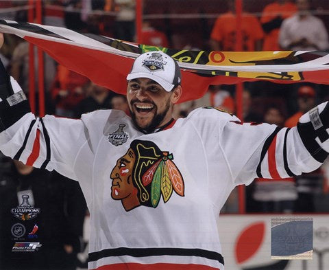 Dustin Byfuglien Chicago Blackhawks 2010 Stanley Cup Champions 8X10 Photo product image 1, provided for visual reference and