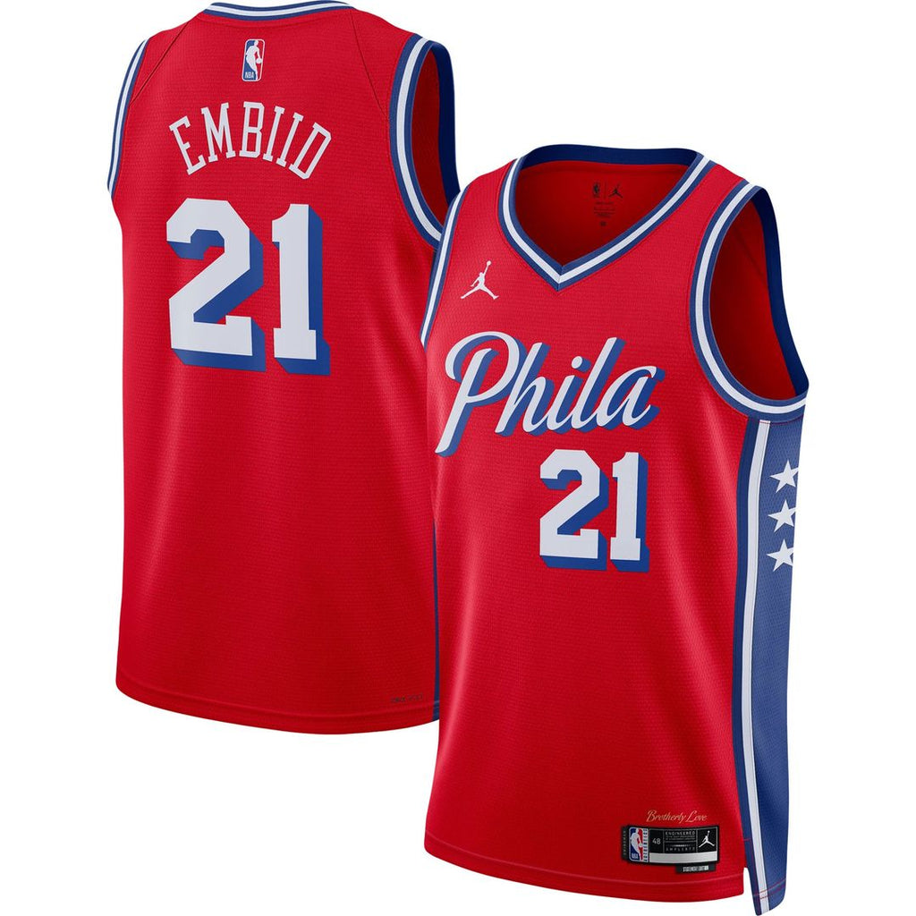 Philadelphia 76ers Joel Embiid Jordan Brand Unisex Swingman product image 1