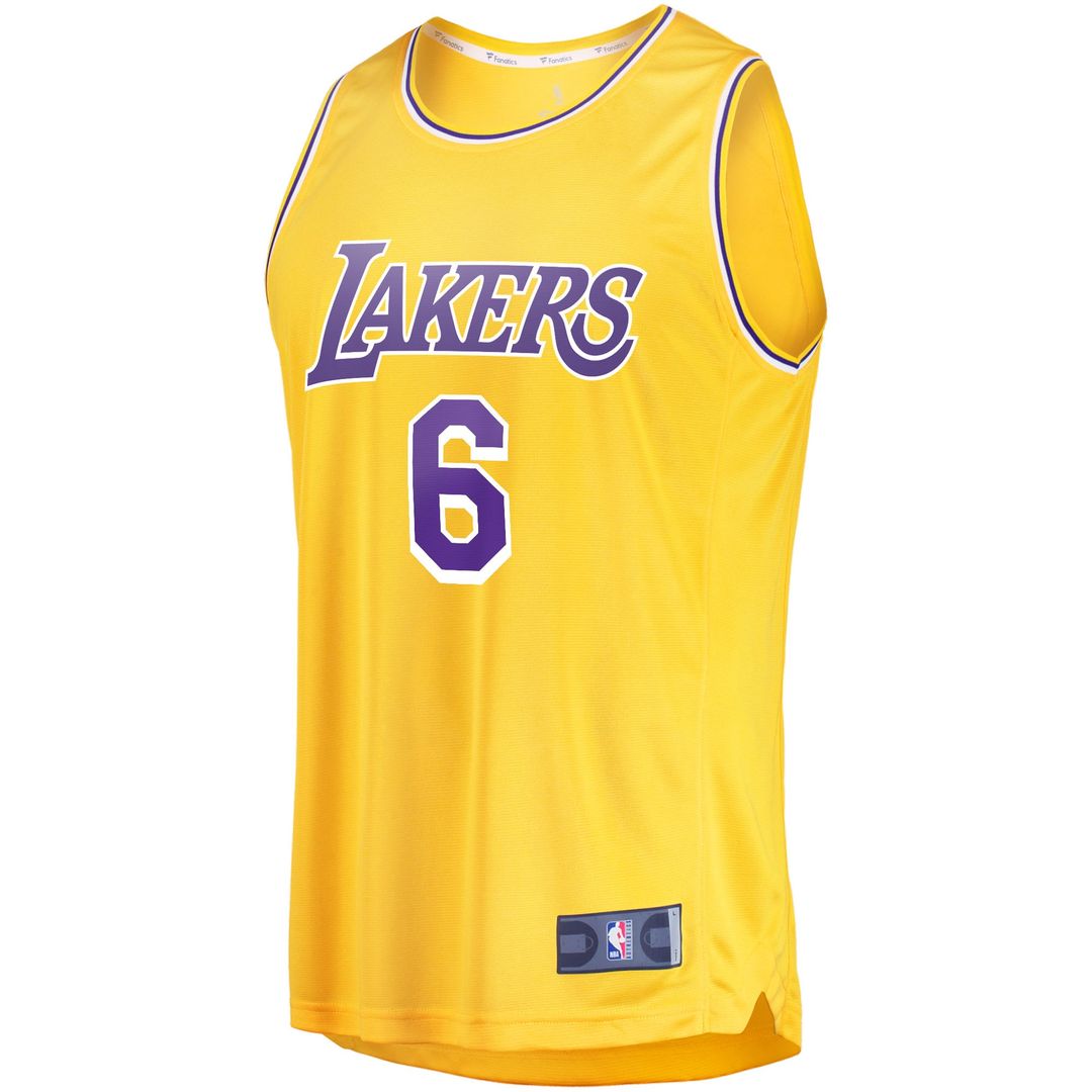 Los Angeles Lakers LeBron James Fanatics 2021/22 Fast Break product image 2