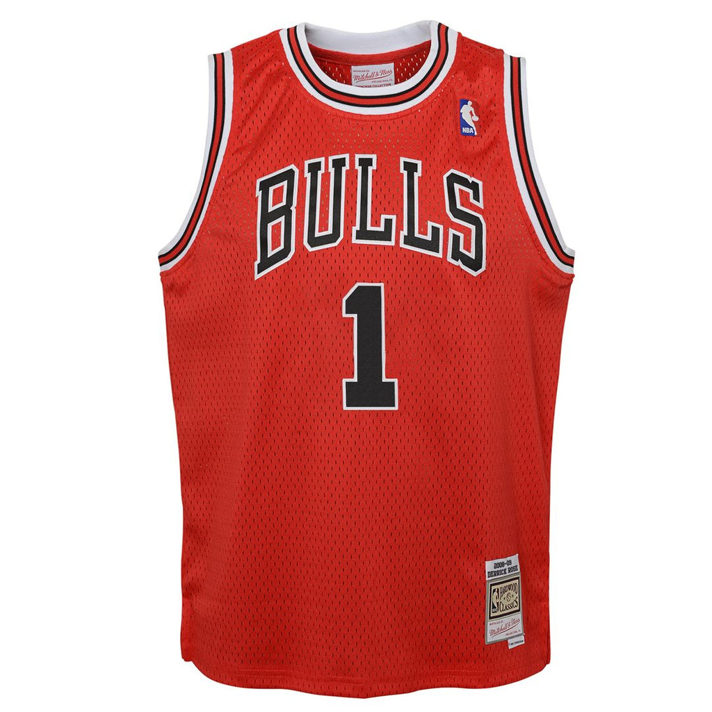 Chicago Bulls Derrick Rose Mitchell & Ness Youth 2008/09 product image 5