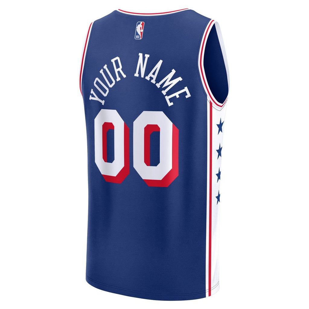 Philadelphia 76ers Fanatics Youth Fast Break Custom Replica product image 3