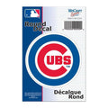 MLB Chicago Cubs 3" Round Decal product image 1, provided for visual reference and product detail review