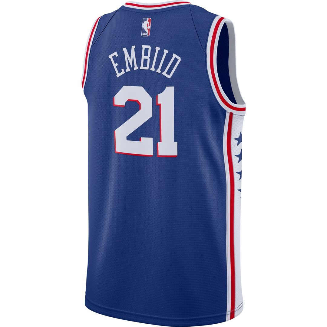 Philadelphia 76ers Joel Embiid Nike Swingman Jersey Royal product image 3
