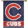 Chicago Cubs "C" Logo 28X40 Vertical Flag By Wincraft product image 1, provided for visual reference and product detail
