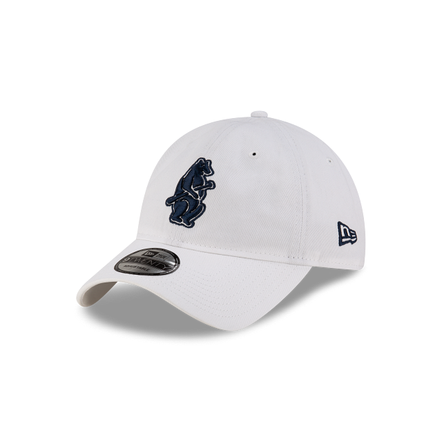 Chicago Cubs New Era White 1914 Core Classic 9TWENTY Adjustable Hat for Men product image 1, provided for visual reference