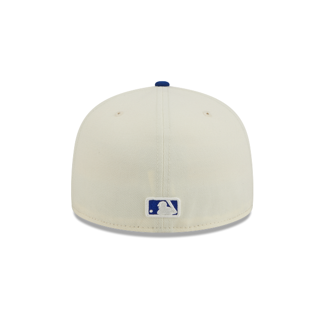 Chicago Cubs New Era Chrome/Royal 2 Tone 59FIFTY Color Basic Fitted Hat product image 4, provided for visual reference and