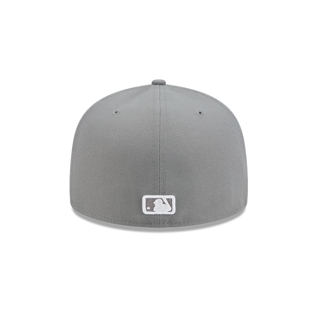 Chicago Cubs New Era Gray 59FIFTY Color Basic Fitted Hat product image 6, provided for visual reference and product detail