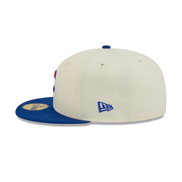 Chicago Cubs New Era Chrome/Royal 2 Tone 59FIFTY Color Basic Fitted Hat product image 5, provided for visual reference and