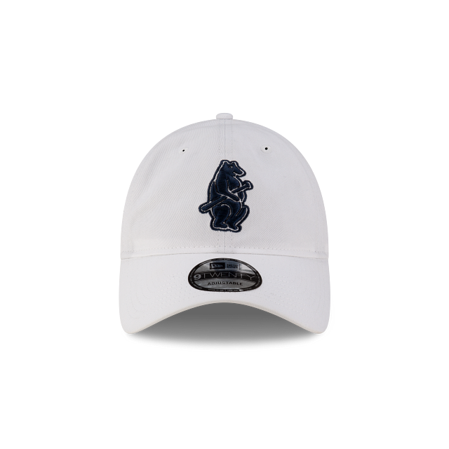Chicago Cubs New Era White 1914 Core Classic 9TWENTY Adjustable Hat for Men product image 2, provided for visual reference