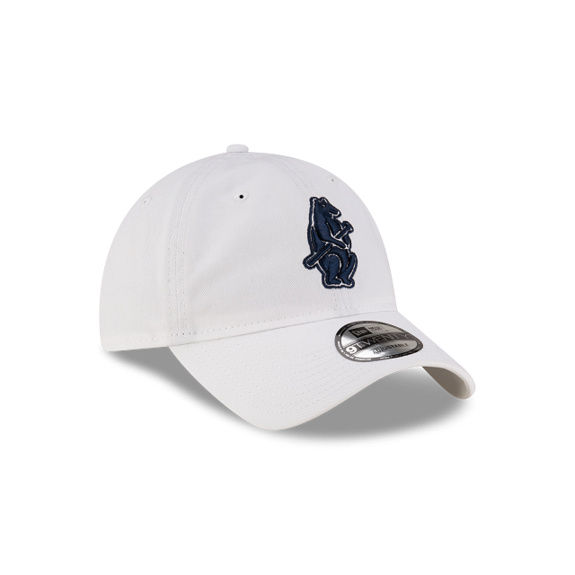 Chicago Cubs New Era White 1914 Core Classic 9TWENTY Adjustable Hat for Men product image 3, provided for visual reference