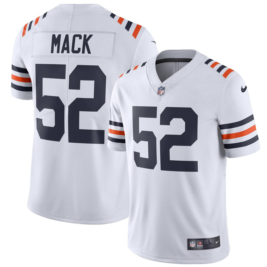 Chicago Bears Khalil Mack Nike White Alternate Classic Vapor Limited Jersey for Men product image 1, provided for visual