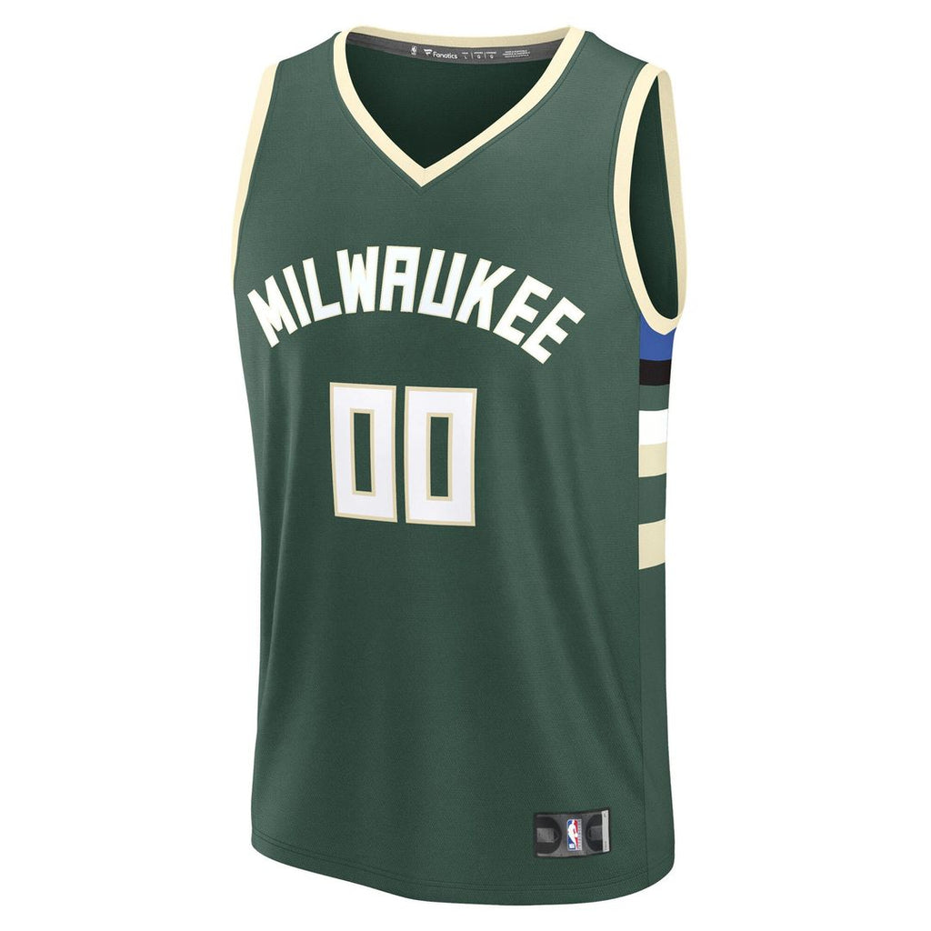 Milwaukee Bucks Fanatics Youth Fast Break Custom Replica product image 5