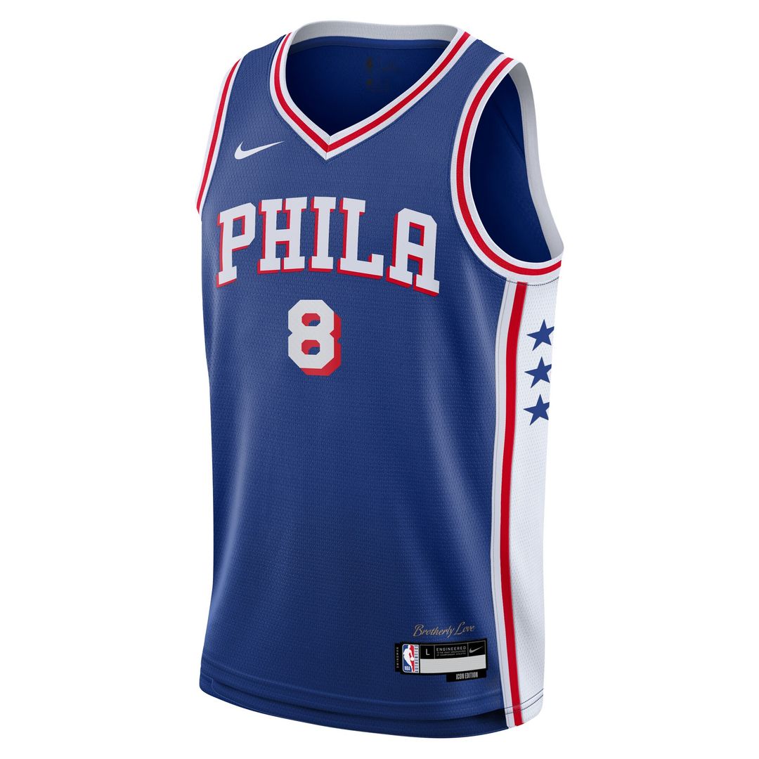 Philadelphia 76ers Paul George Nike Youth Swingman Jersey product image 2