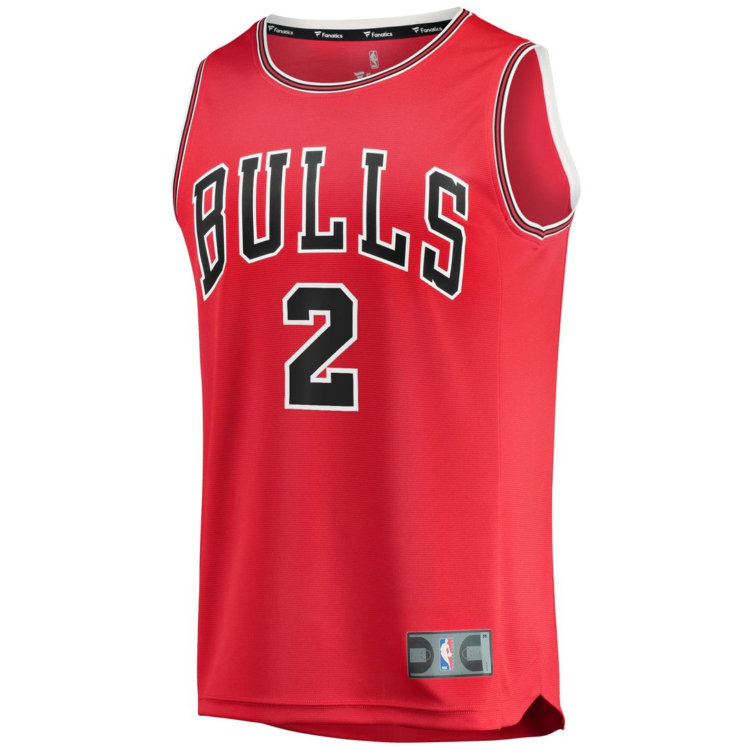 Chicago Bulls Lonzo Ball Fanatics Youth Fast Break Road product image 2