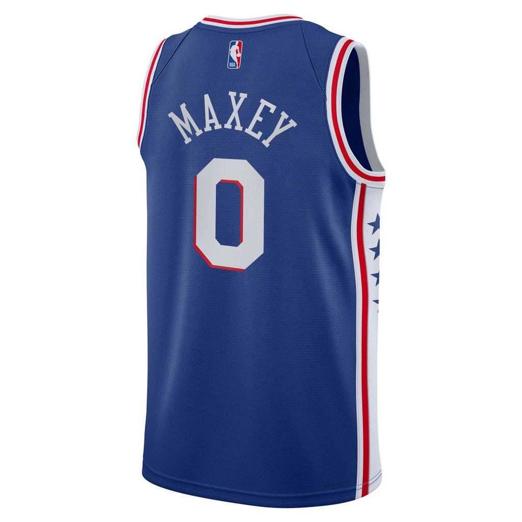 Philadelphia 76ers Tyrese Maxey Nike Youth Swingman Jersey product image 3