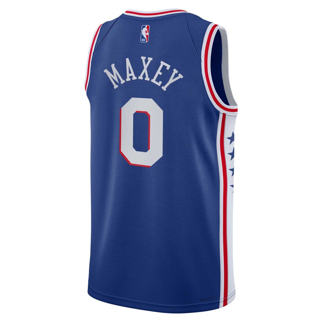 Philadelphia 76ers Tyrese Maxey Nike Youth Swingman Jersey product image 3