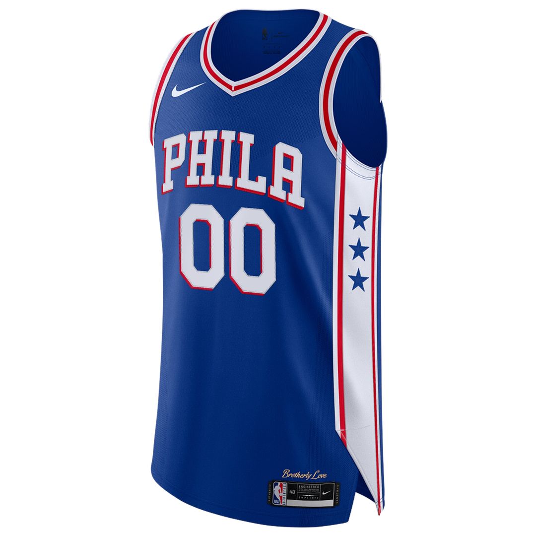 Philadelphia 76ers Nike Custom Authentic Jersey - Icon product image 2