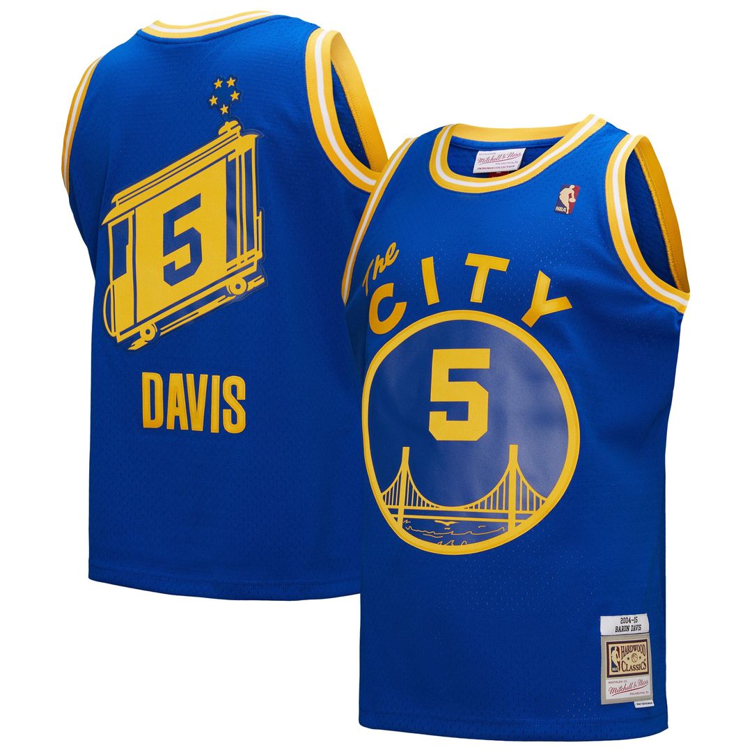 Golden State Warriors Baron Davis Mitchell & Ness Hardwood product image 1
