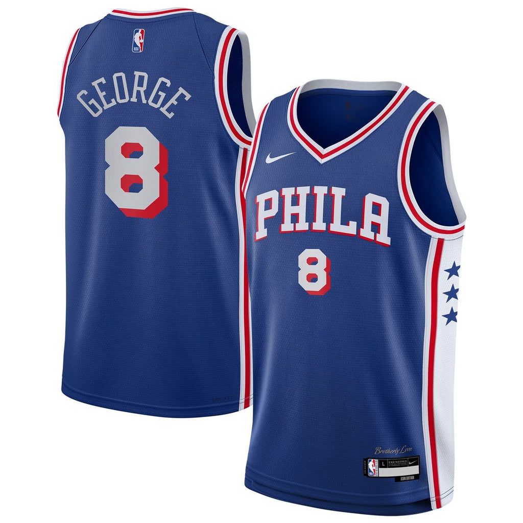 Philadelphia 76ers Paul George Nike Youth Swingman Jersey product image 1