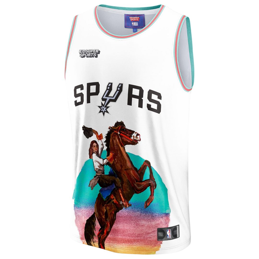 San Antonio Spurs NBA & KidSuper Studios by Fanatics Unisex product image 2