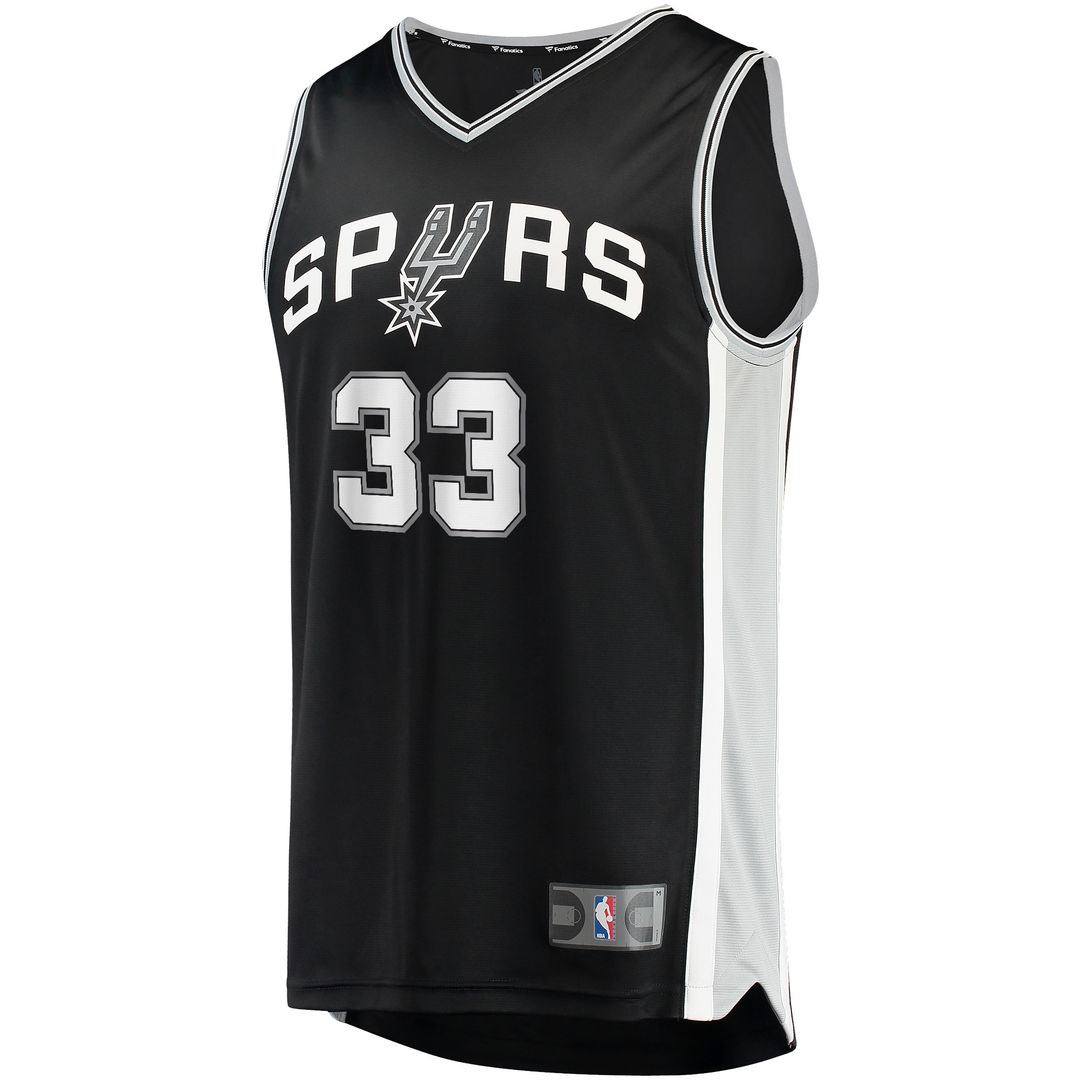 San Antonio Spurs Tre Jones Fanatics Fast Break Replica product image 2