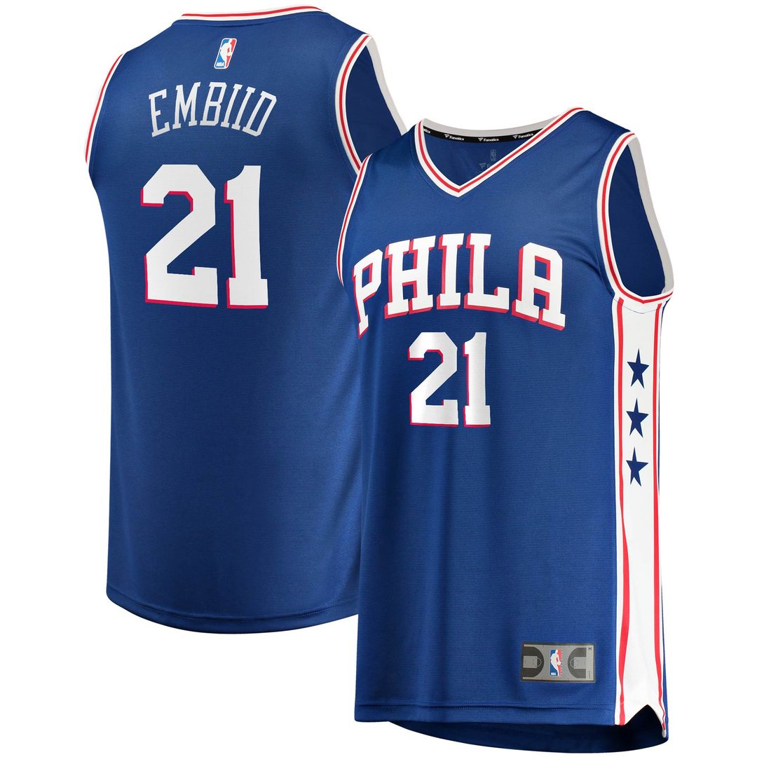 Philadelphia 76ers Joel Embiid Fanatics Replica Jersey product image 7