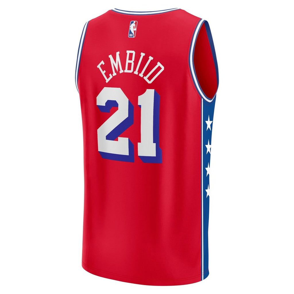 Philadelphia 76ers Joel Embiid Fanatics Fast Break Replica product image 3
