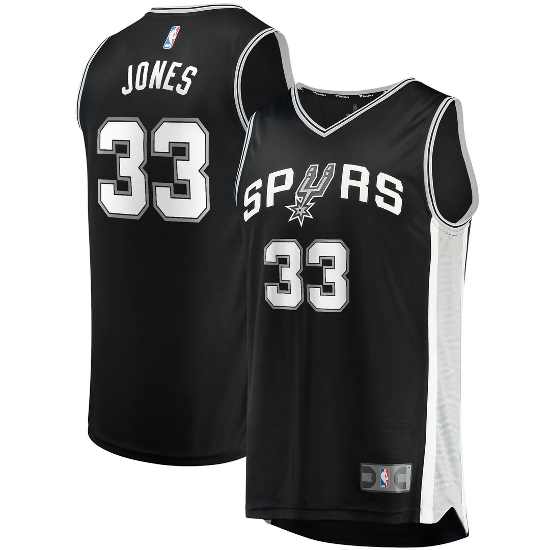 San Antonio Spurs Tre Jones Fanatics Fast Break Replica product image 1