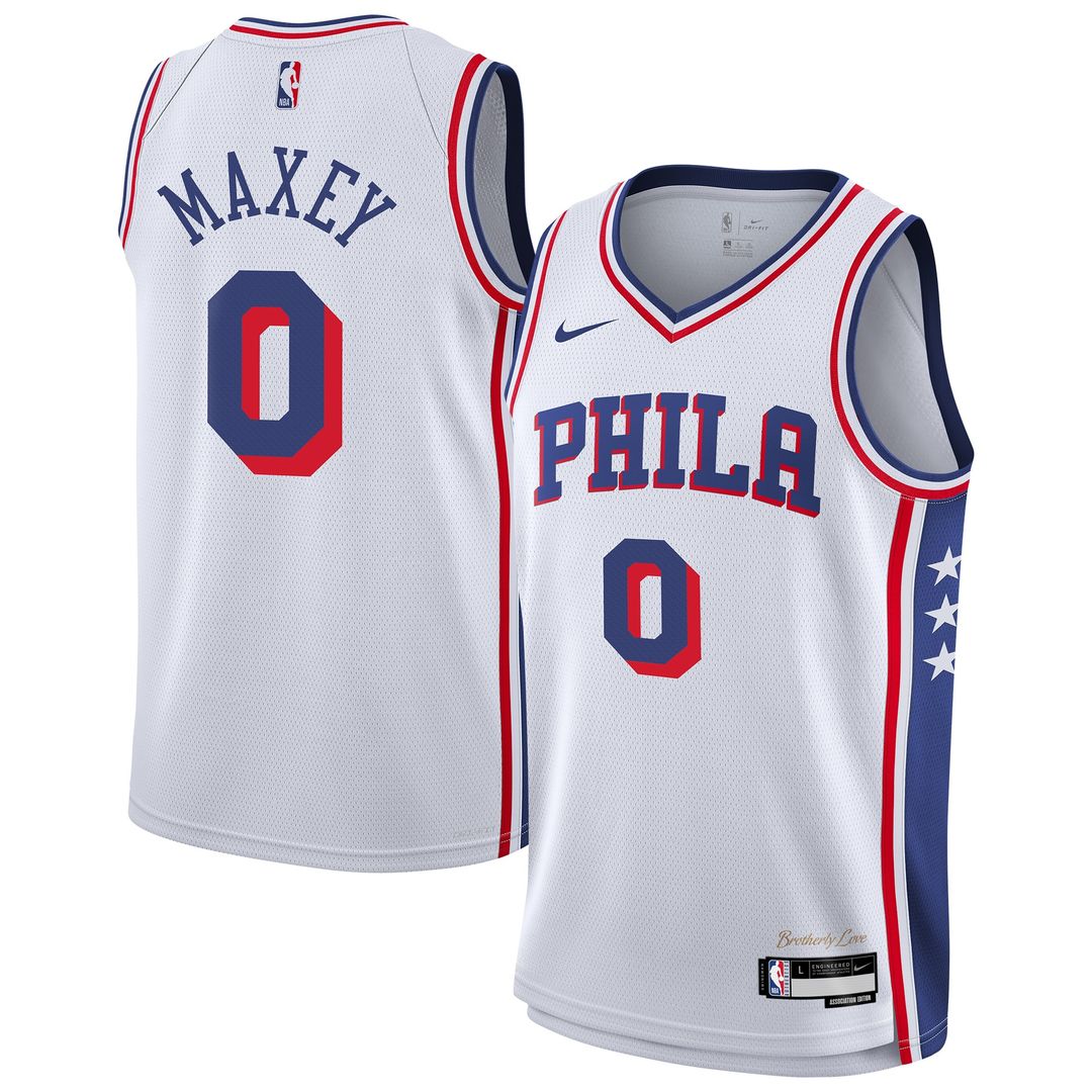 Philadelphia 76ers Tyrese Maxey Nike Youth Association product image 1