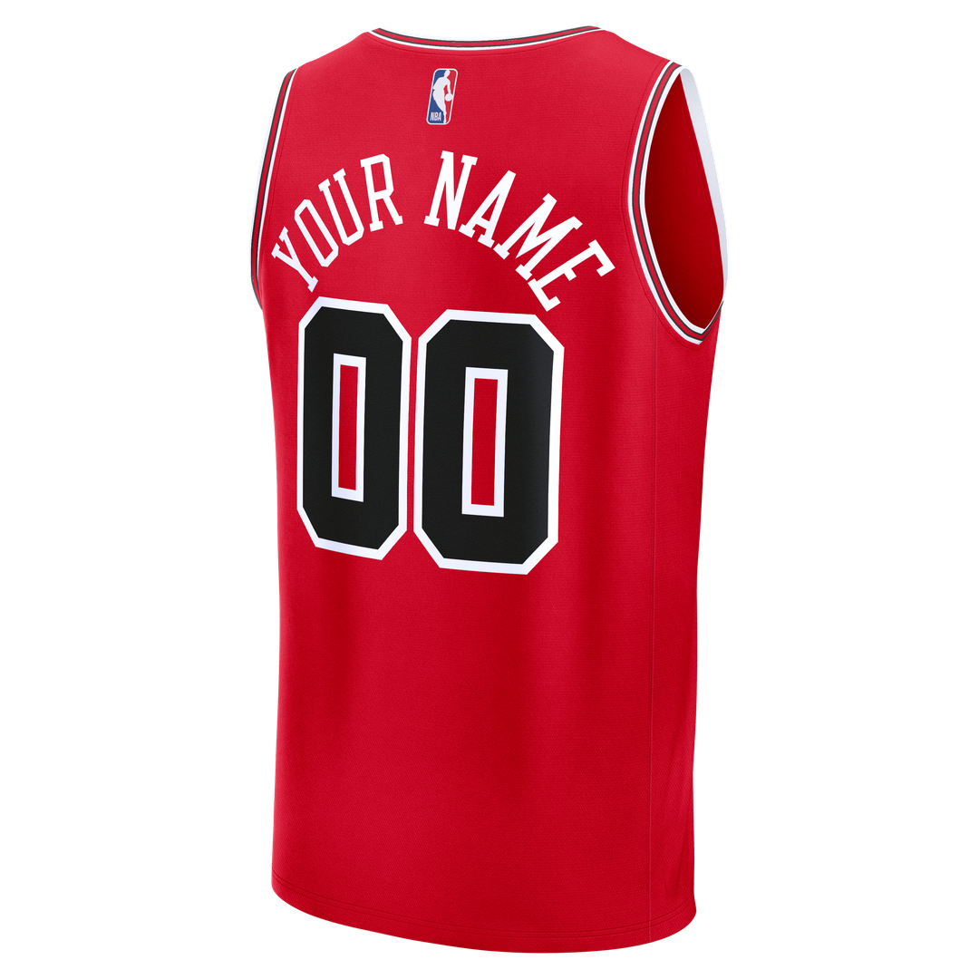 Chicago Bulls Fanatics Fast Break Custom Jersey - Icon product image 6