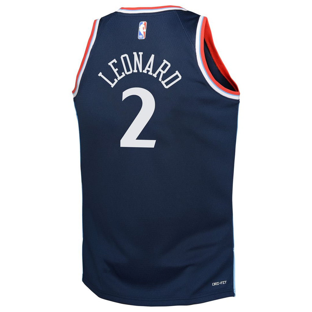 LA Clippers Kawhi Leonard Nike Youth Swingman Jersey - Icon product image 3
