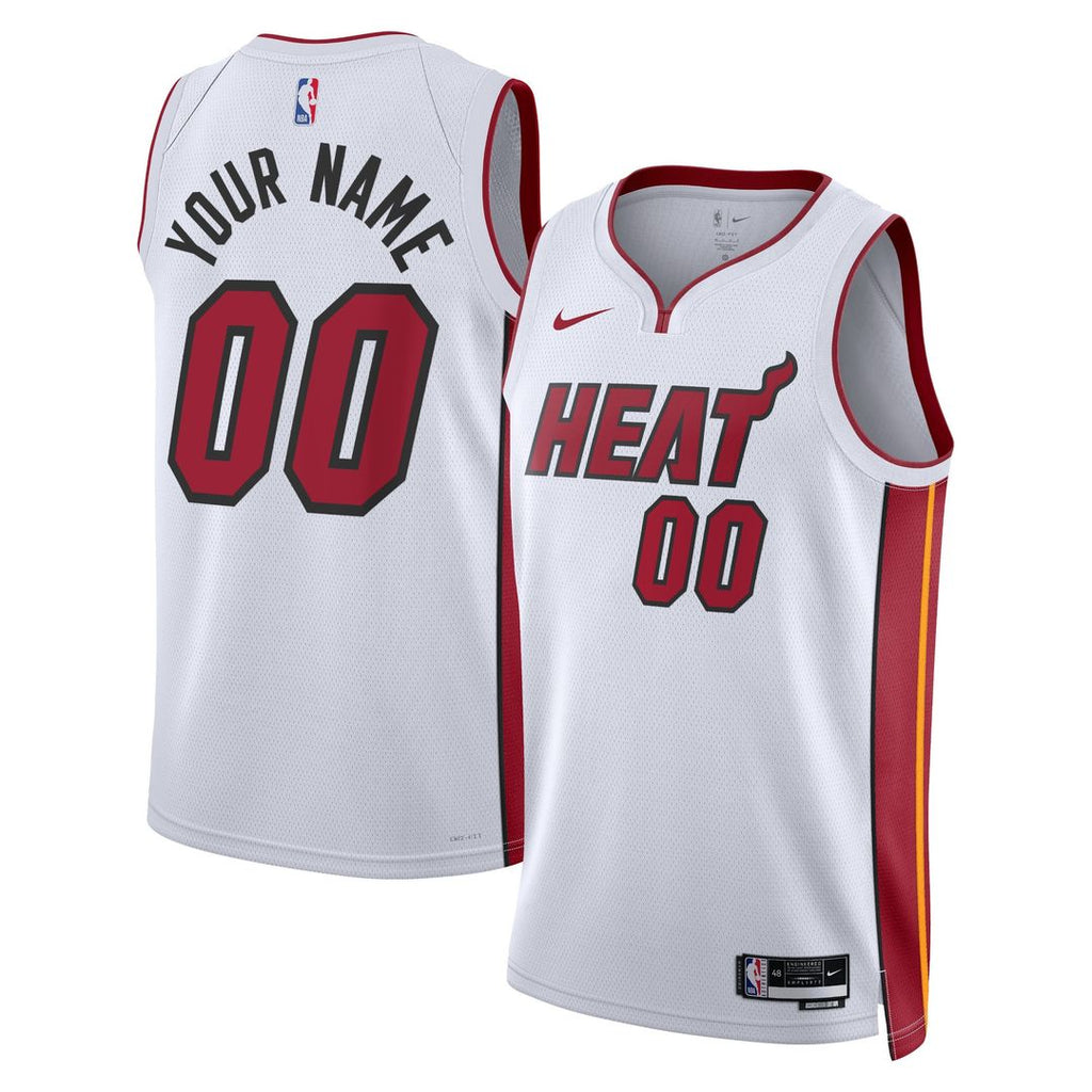 Miami Heat Nike Unisex Swingman Custom Jersey White product image 1