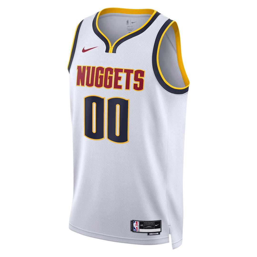 Denver Nuggets Nike Unisex Swingman Custom Jersey White product image 2