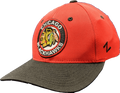 Zephyr NHL Chicago Blackhawks Seal Flex Fit Cap product image 1, provided for visual reference and product detail review