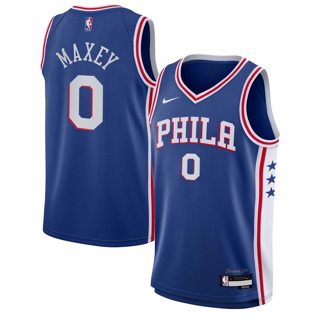 Philadelphia 76ers Tyrese Maxey Nike Youth Swingman Jersey product image 1