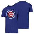 Mens Chicago Cubs Royal Blue Primary Logo Imprint Club T-Shirt By 47 Brand product image 1, provided for visual reference