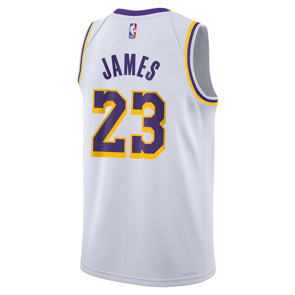 Los Angeles Lakers LeBron James Nike Youth Swingman Jersey product image 3