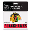 Chicago Blackhawks 4.75"X5.75" Perfect Cut Decal product image 1, provided for visual reference and product detail review
