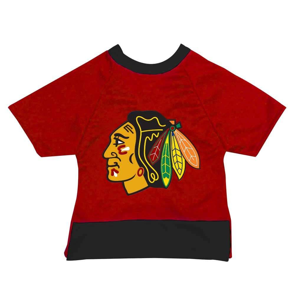 All Star Dogs Chicago Blackhawks Pet Mesh Sports Jersey product image 1, provided for visual reference and product detail