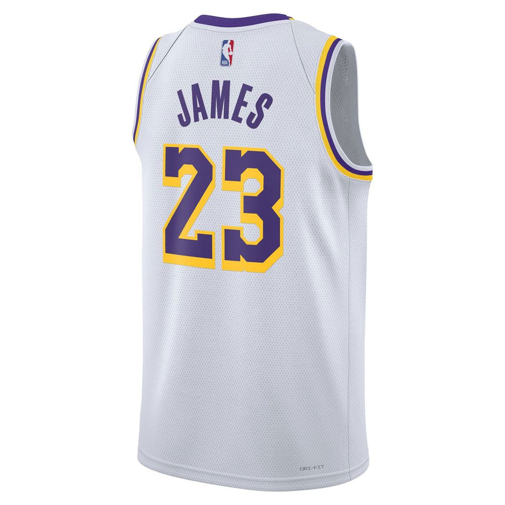 Los Angeles Lakers LeBron James Nike Unisex Swingman Jersey product image 3