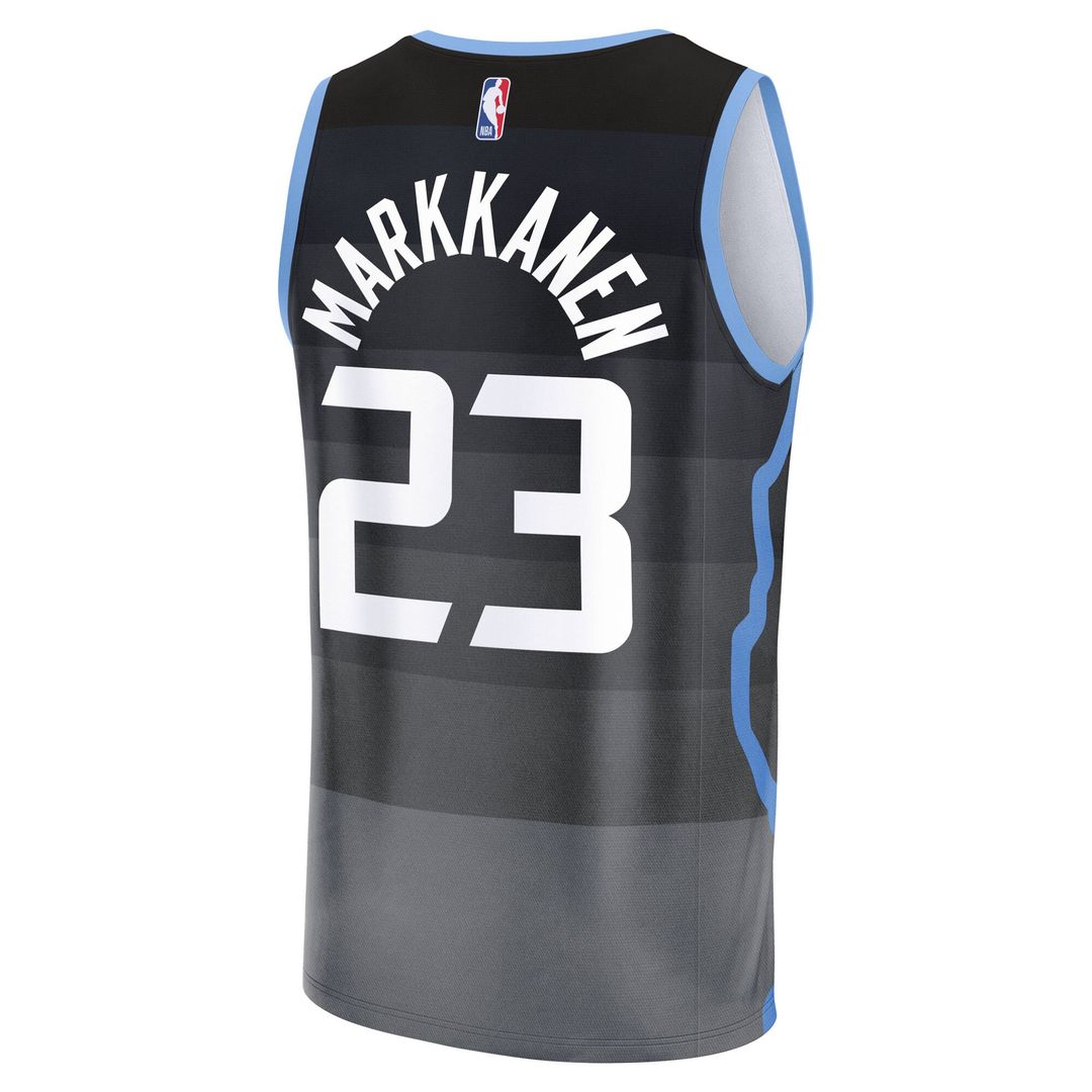 Utah Jazz Lauri Markkanen Fanatics Youth Fast Break Jersey product image 3