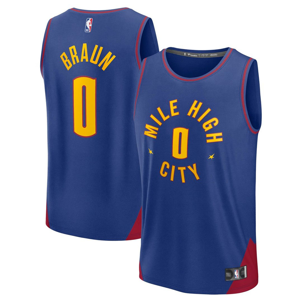Denver Nuggets Christian Braun Fanatics Fast Break Replica product image 1