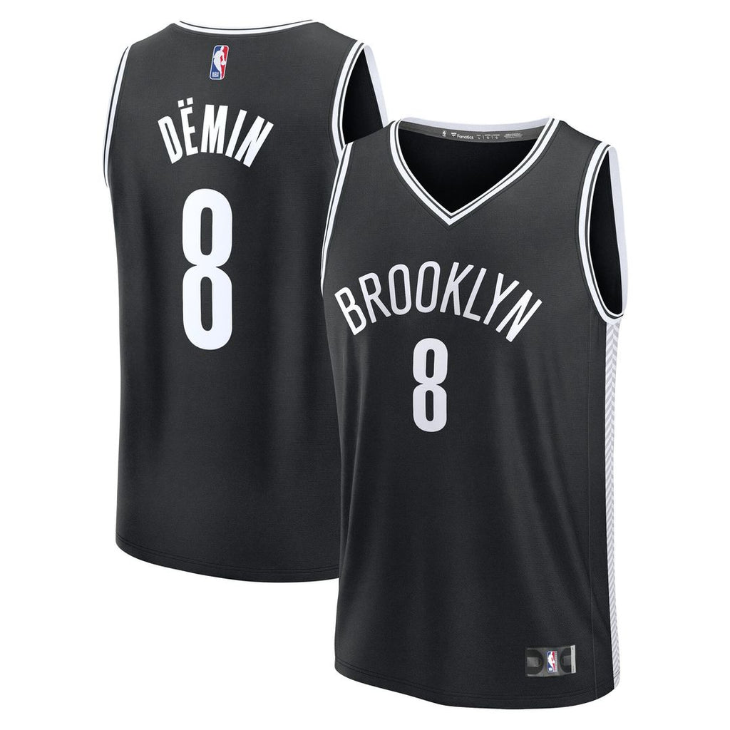 Brooklyn Nets Egor Dëmin Fanatics Fast Break Replica Jersey product image 1
