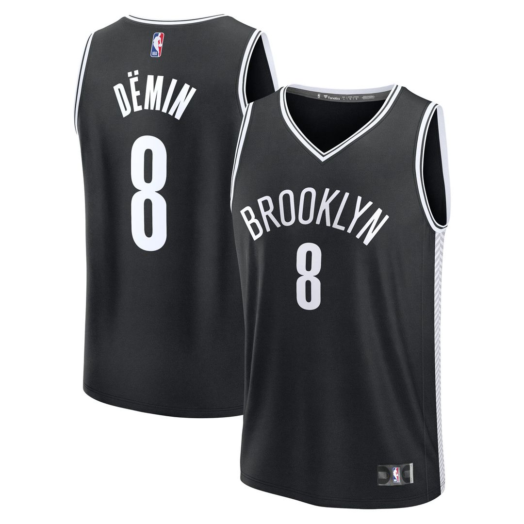 Brooklyn Nets Egor Dëmin Fanatics Fast Break Replica Jersey product image 1