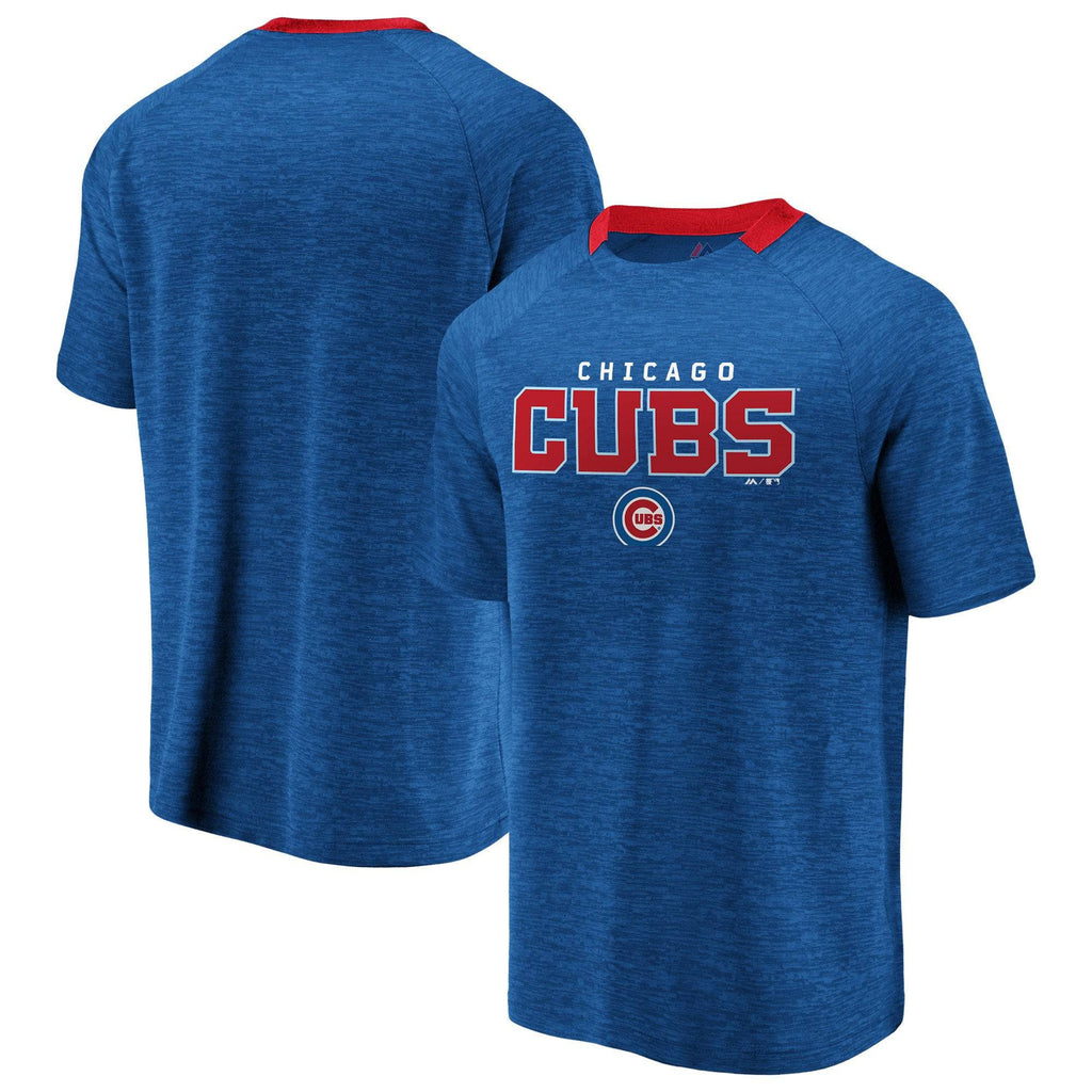Chicago Cubs Majestic Blue/Red Back To Business T-Shirt for Men product image 1, provided for visual reference and product