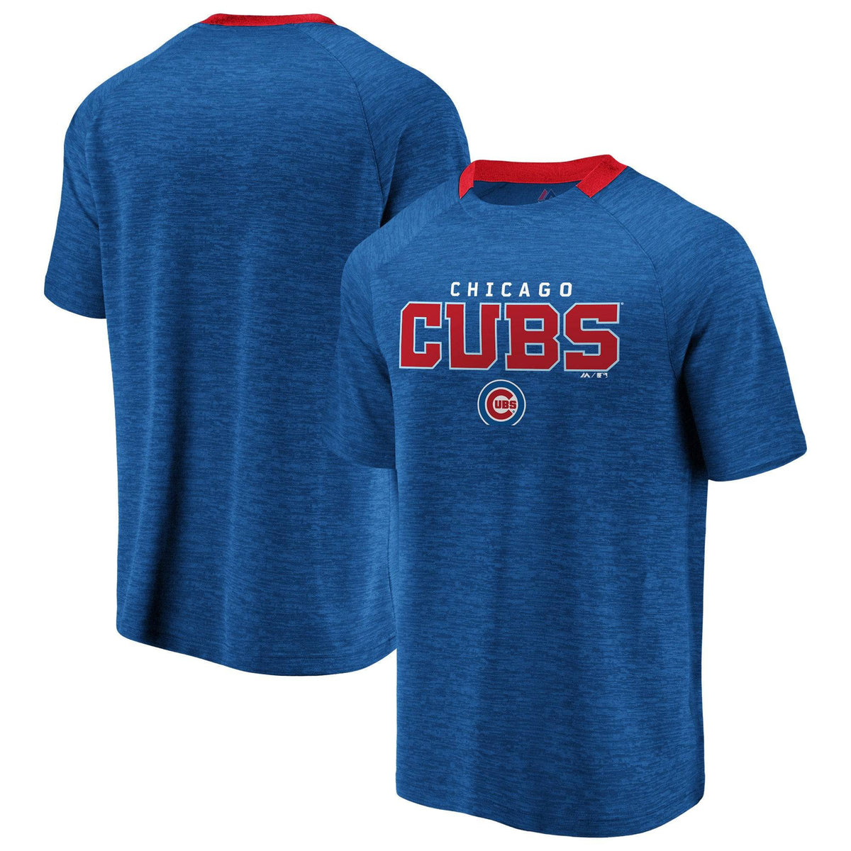Chicago Cubs Majestic Blue/Red Back To Business T-Shirt for Men product image 1, provided for visual reference and product