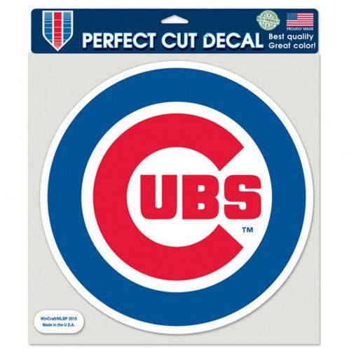 Chicago Cubs Perfect Cut 8X8 Bullseye Logo Decal product image 1, provided for visual reference and product detail review