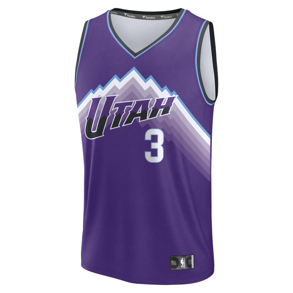Utah Jazz Keyonte George Fanatics Fast Break Replica Jersey product image 2
